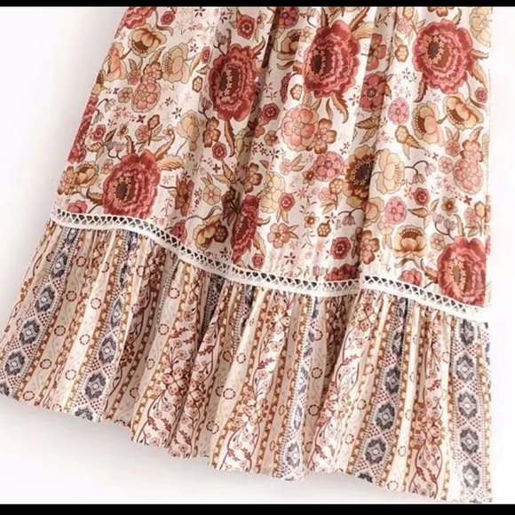 Boho summer floral dress - Picture 7 of 7